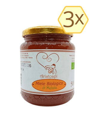 3x Miele Biologico di Melata 500g